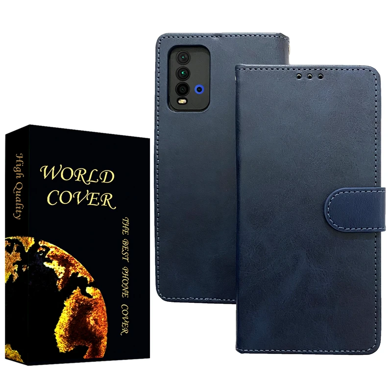 کیف کلاسوری دنیای قاب طرح Magneti کد D004 مناسب برای گوشی موبایل شیائومی Redmi 9T