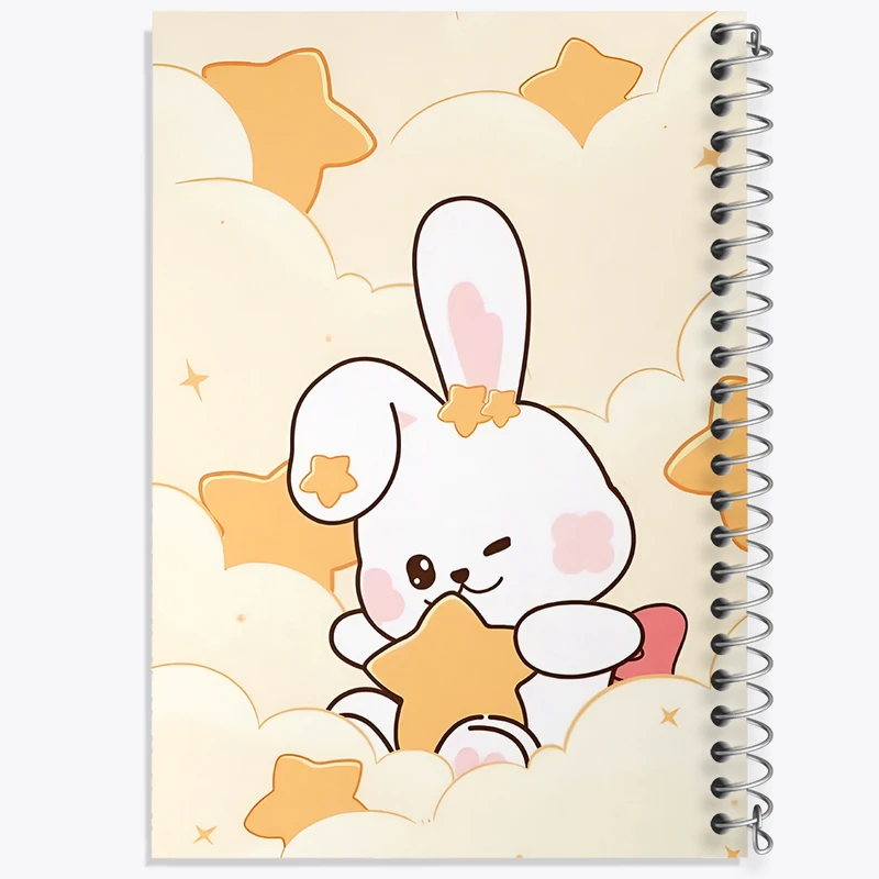 دفتر لیست خرید 50 برگ خندالو طرح خرگوش کیوت کد N4689