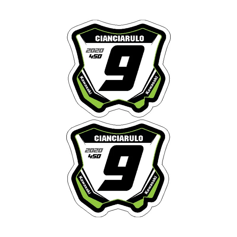 برچسب کلاه کاسکت رایسان طرح ایتالیا 9 CIANCIARULO کد He005 بسته دو عددی