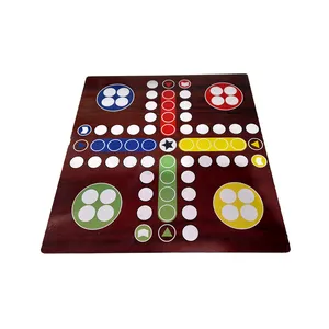بازی فکری منچ و دوز مدل چوبی 2IN1