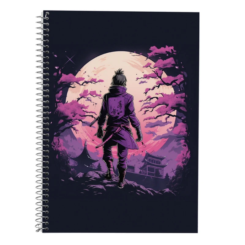 دفتر زبان 50 برگ مدوپد مدل سه خط طرح Naroto کد DF11219