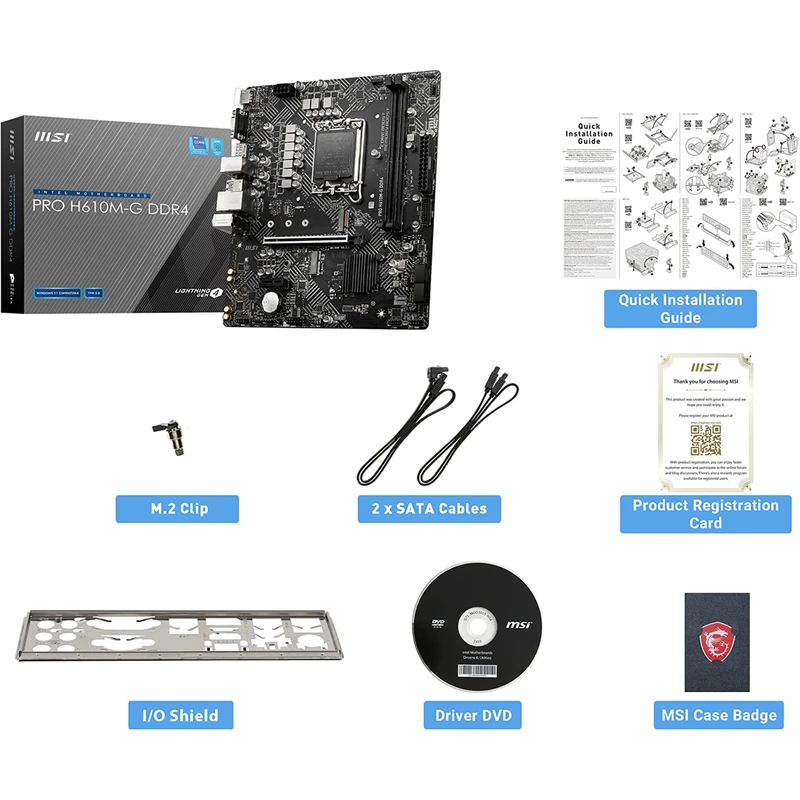 مادربرد ام اس آی مدل PRO H610M-G DDR4 عکس شماره 9