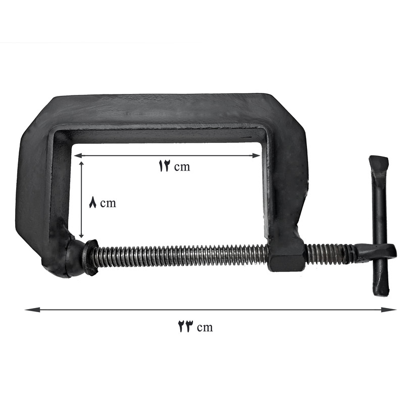 گیره سی کلمپ مدل F201C مجموعه 2 عددی