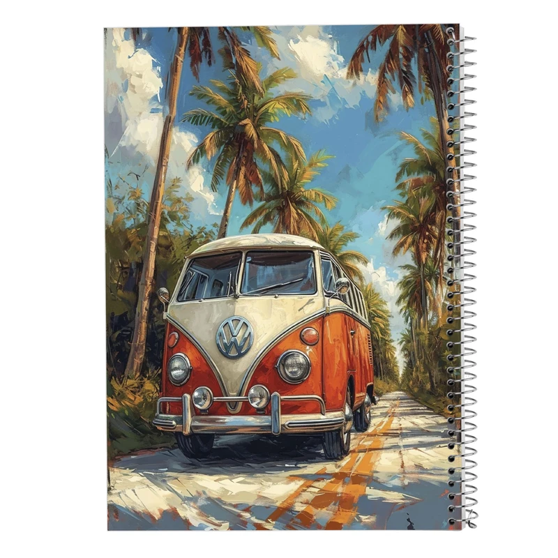 دفتر مشق 50 برگ مدوپد مدل درخت نخل کد DF15227