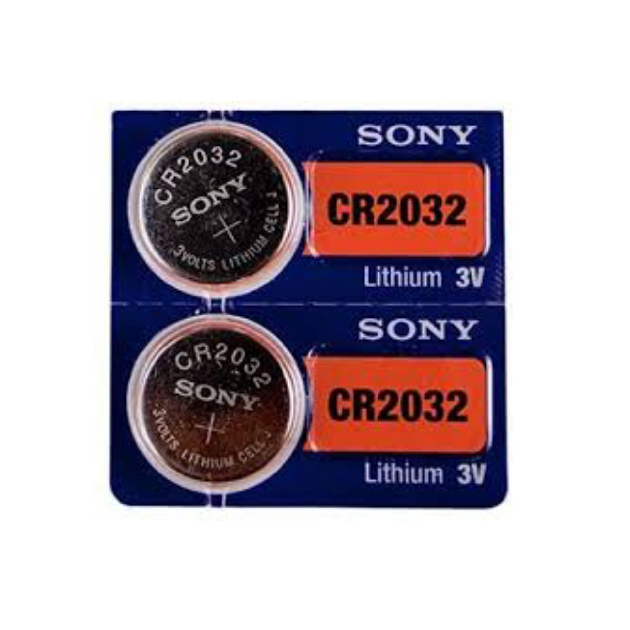 باتری سکه ای سونی مدل CR2032 بسته ۲ عددی