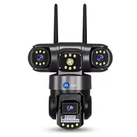 دوربین مداربسته تحت شبکه سیم‌کارتی 3 لنز مدل SC28-G، با قابلیت چرخش 360 درجه، دید در شب رنگی، تشخیص انسان و مکالمه دوطرفه