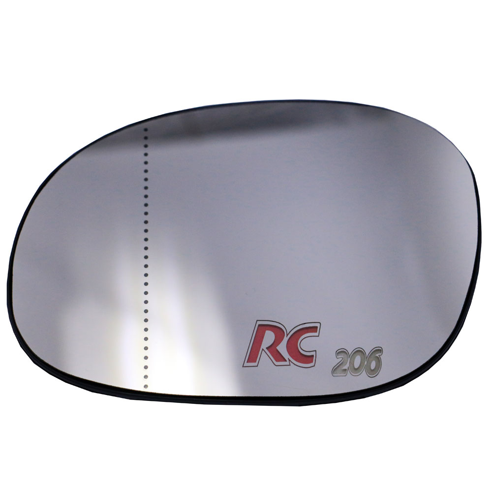 شیشه آینه جانبی مدل 206RC مناسب برای پژو 206 بسته 2 عددی