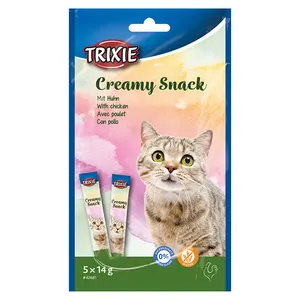 تشویقی گربه تریکسی مدل بستنی Creamy Snack با طعم مرغ ۷۰ گرم