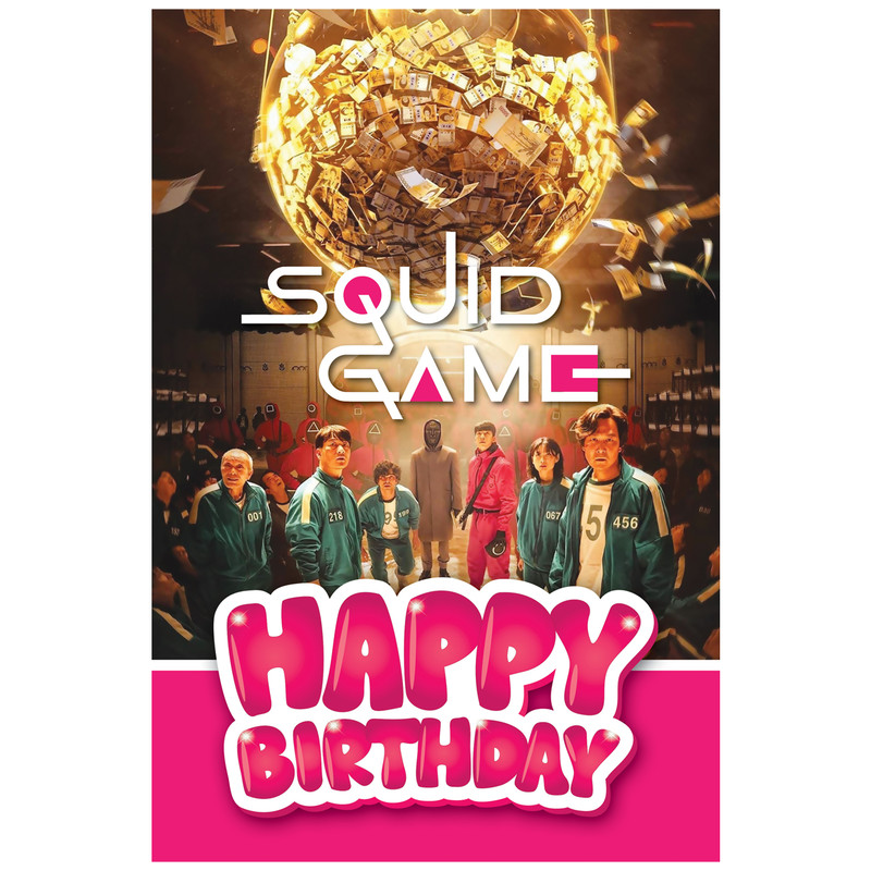بنر تم تولد مدل Squid Game کد 1099