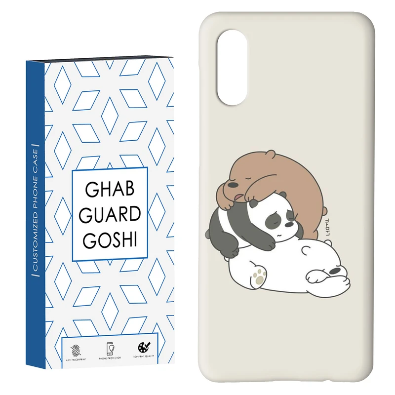 کاور قاب گارد گوشی طرح سه خرس کله پوک کد Dimo-274 مناسب برای گوشی موبایل سامسونگ Galaxy A02 / M02