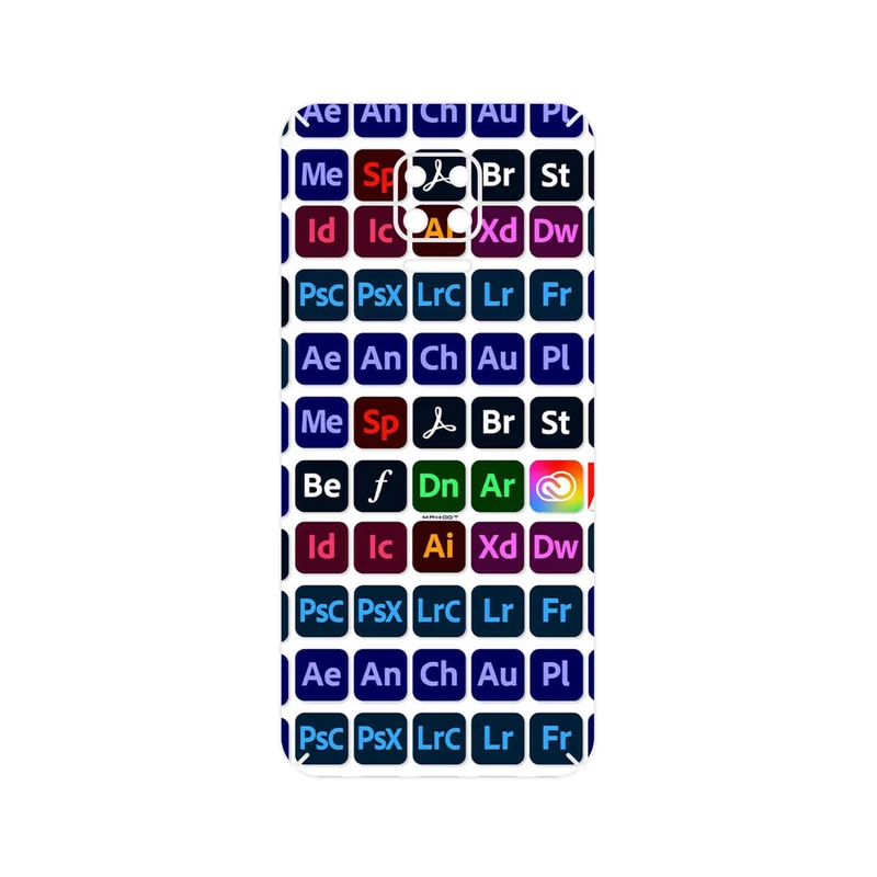 برچسب پوششی ماهوت مدل Adobe مناسب برای گوشی موبایل شیائومی Redmi Note 9S