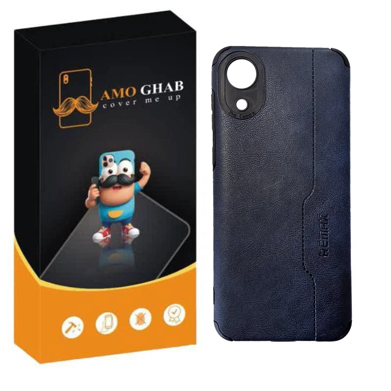 کاور عمو قاب مدل چرم RMX مناسب برای گوشی موبایل سامسونگ Galaxy A03 Core