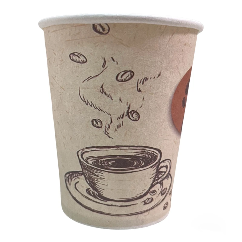لیوان یکبار مصرف طرح قهوه بسته 50 عددی