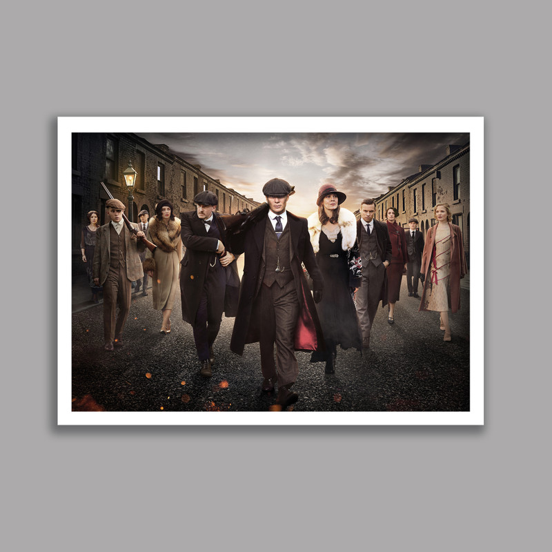 تابلو مدل سریال پیکی بلایندرز Peaky Blinders کد LA-G10378