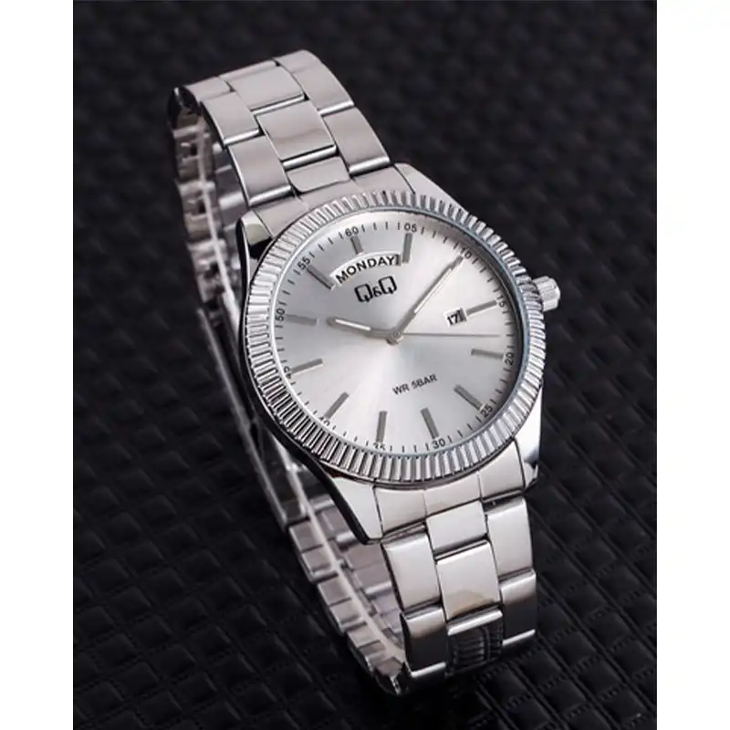 ست ساعت مچی عقربه ای زنانه و مردانه کیو اند کیو مدل A15A-003PY