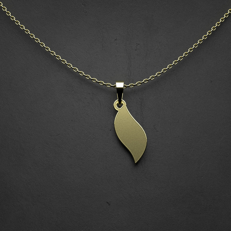 گردنبند طلا 18 عیار زنانه مدوپد مدل هندسی کد II2-1-1246