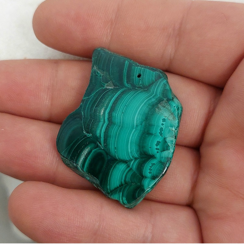 آویز گردنبند مدل سنگ مالاکیت SH-02 آویز گردنبند مدل سنگ مالاکیت SH-02