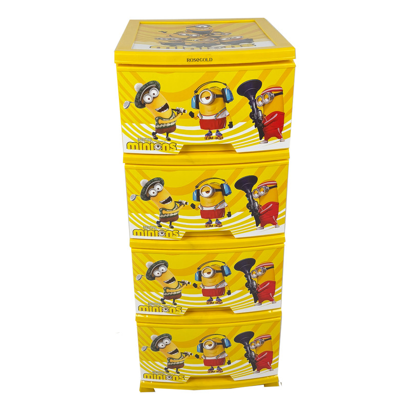 فایل کشویی رزگلد مدل مینیون ها کد R582