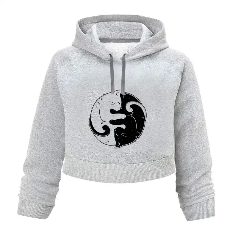 هودی کراپ  زنانه مدل  K424 T