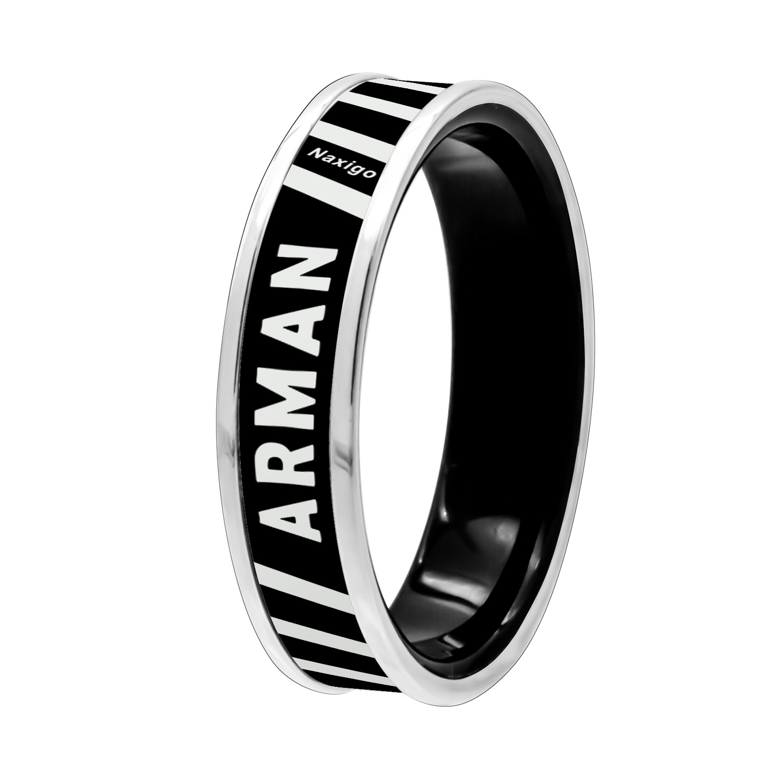 انگشتر ناکسیگو مدل شب تاب طرح آرمان کد RB15932 انگشتر ناکسیگو مدل شب تاب طرح آرمان کد RB15932