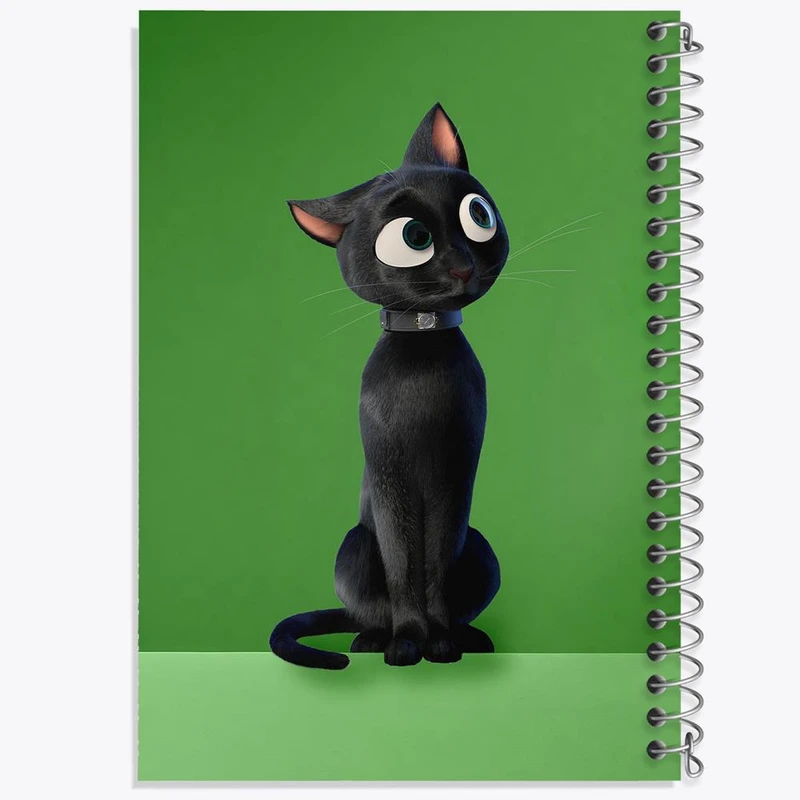 دفتر ژورنال نویسی 50 برگ خندالو مدل نقطه ای طرح انیمیشن شانس لاک Luck کد 26042