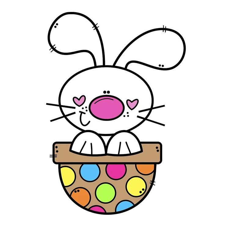 استیکر پارچه و لباس پاد آفرین مدل کارتونی کیوت فانتزی بامزه کد S3365