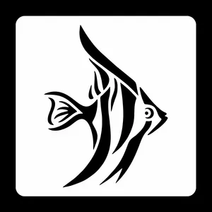   شابلون دکو رستا مدل ماهی کد S171