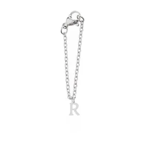 آویز ساعت نقره زنانه هایکا طرح حرف R مدل n.ha-299
