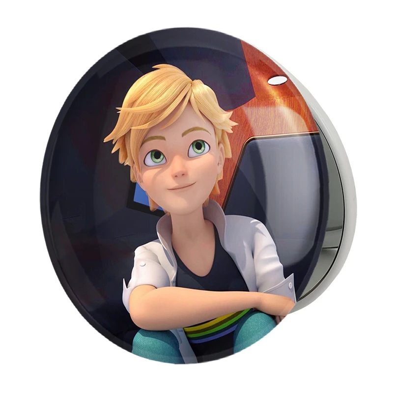 آینه جیبی خندالو طرح پسر گربه ای مدل تاشو کد 25021 