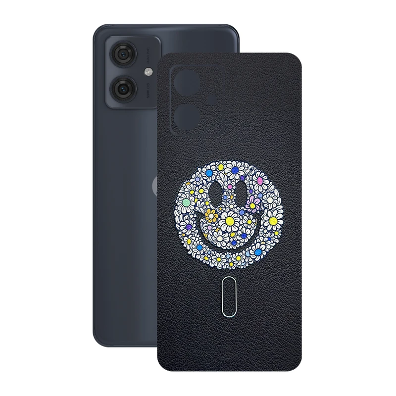 برچسب پوششی ریمکس مدل Leth طرح لبخند مناسب برای گوشی موبایل موتورولا Moto G54