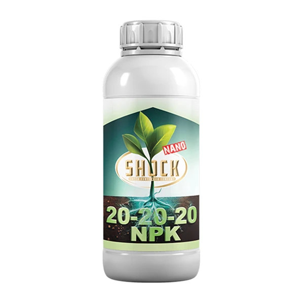 کود مایع سه بیست شوک مدل NPK-20-20-20 حجم یک لیتر
