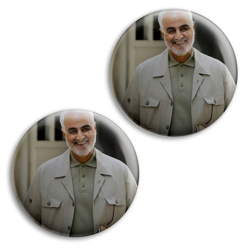 مگنت پرمانه طرح حاج قاسم سلیمانی کد pmag2.26944 مجموعه 2 عددی