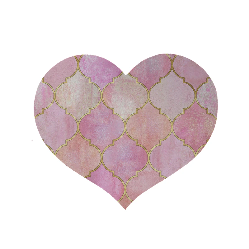 پادری مدل قلب طرح مدرن کد 8616 سایز 90 × 90 سانتی متر