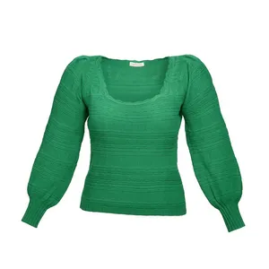 پلیور یقه خشتی زنانه مدل یلدا