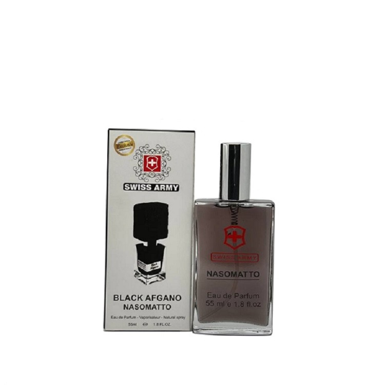 عطر جیبی مردانه سوئیس آرمی مدل بلک افغان حجم 55 میلی لیتر