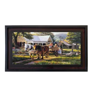 تابلو فرش ماشینی مدل گاری کد 8792