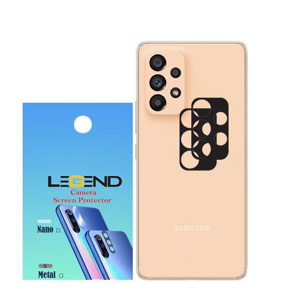 محافظ لنز دوربین مدل LEGEND مناسب برای گوشی موبایل سامسونگ Galaxy A53 5G بسته 2 عددی