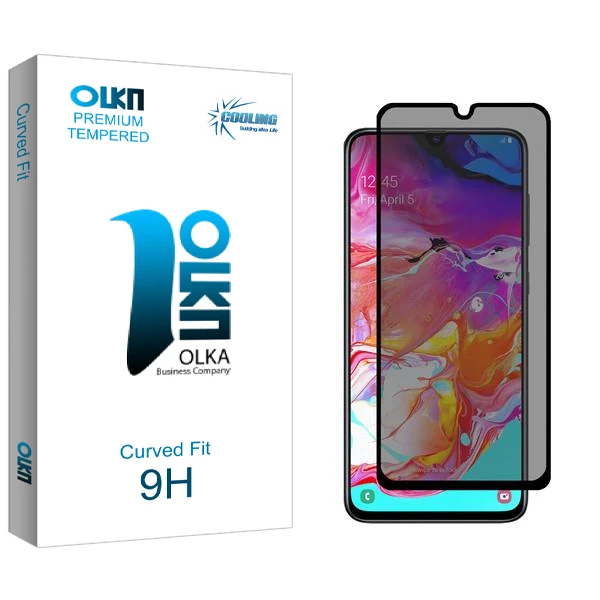 محافظ صفحه نمایش حریم شخصی کولینگ مدل Olka مناسب برای گوشی موبایل سامسونگ Galaxy A70