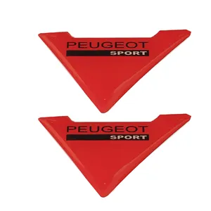 برچسب درب خودرو قطعه سازان کبیر مدل CHS-PUGRED-903 مجموعه 2 عددی 