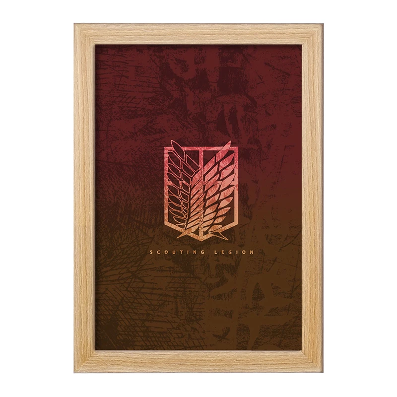 تابلو خندالو مدل انیمه اتک آن تایتان کد F1744