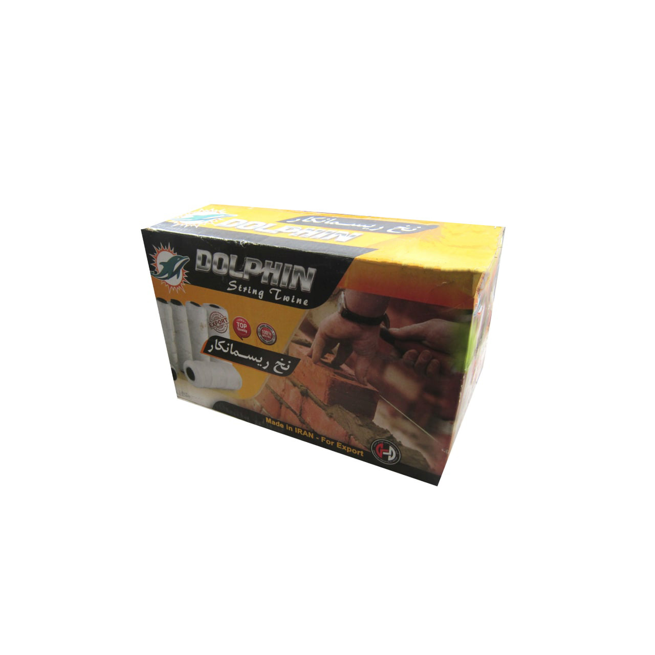 ریسمان بنایی دلفین مدل 400 کد 0671 طول 150 متر ریسمان بنایی دلفین مدل 400 کد 0671 طول 150 متر
