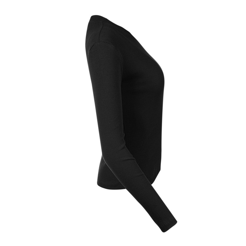 بلوز آستین بلند زنانه سرژه مدل 203513 رنگ مشکی