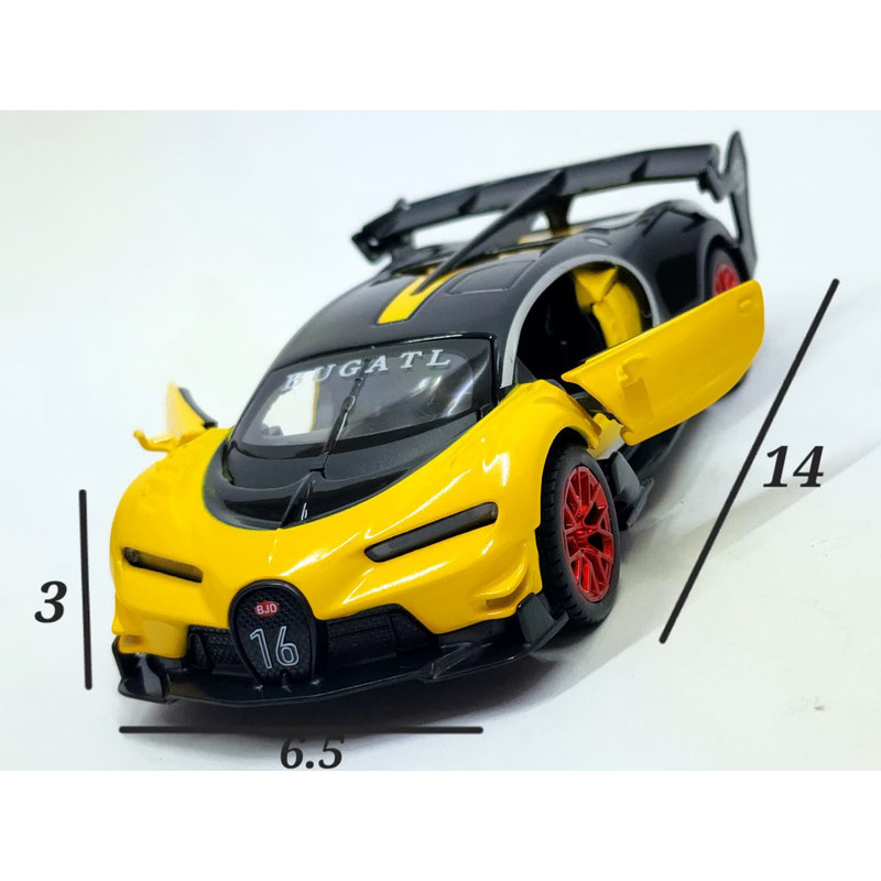 ماشین بازی مدل فلزی بوگاتی شیرون