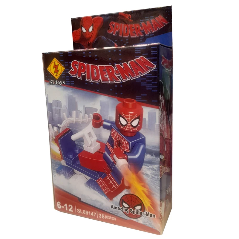 ساختنی 35 تکه اس ال تویز مدل Amazing Spider-Man