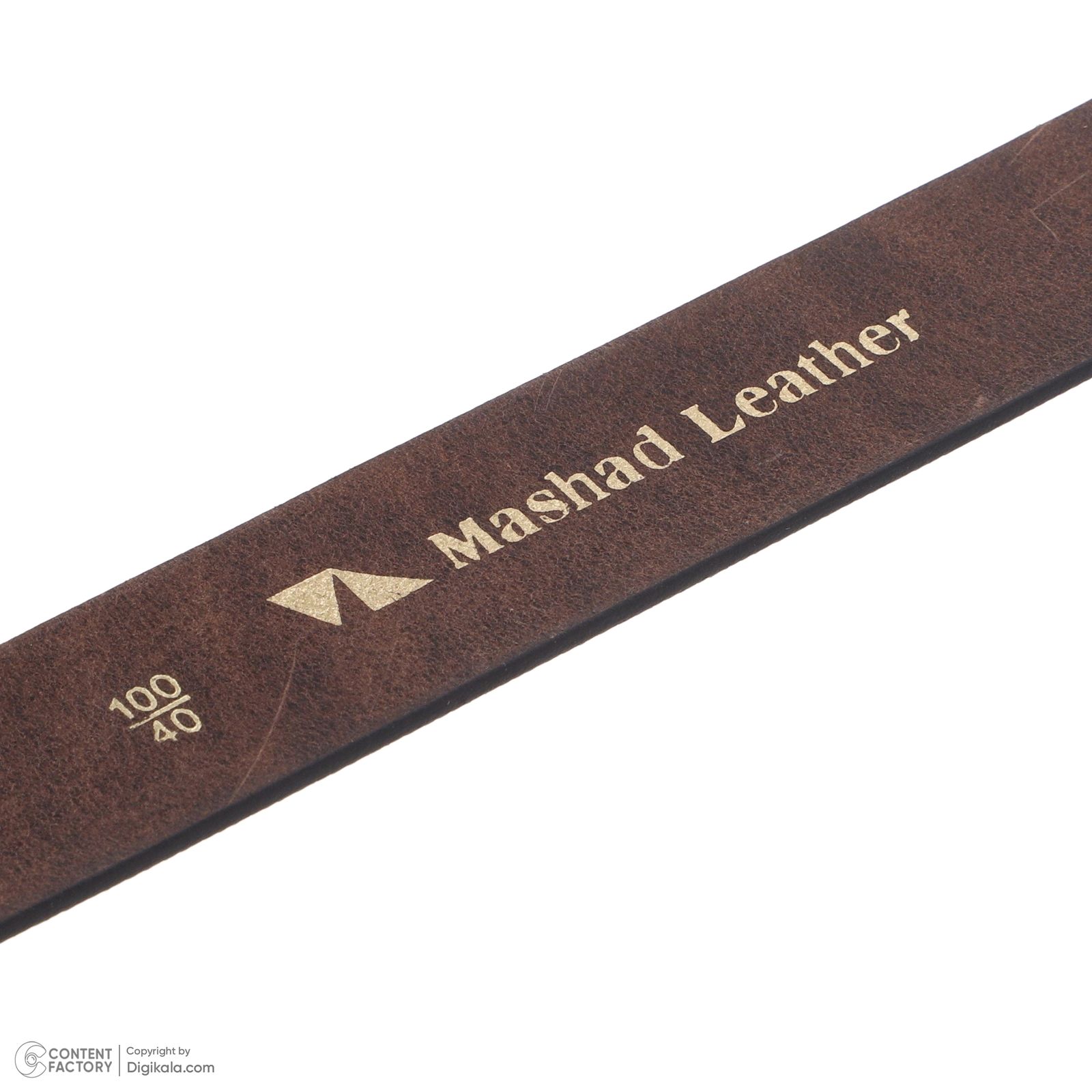 کمربند مردانه چرم مشهد مدل N6537-001 -  - 6