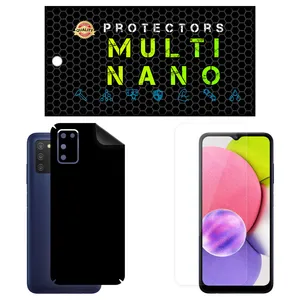 Multi Nano X-SFM Screen Protector For Samsung Galaxy A03S with back skin