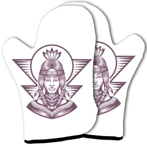 دستکش فر شمسه نگار مدل 0019 بسته 2 عددی