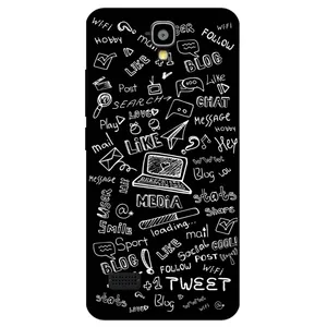 Megafone Social Media 1898 Cover For Huawei Y5 / Y560