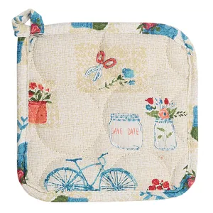 دستگیره هوم اند لایف مدل آیدی طرح گلدان و دوچرخه