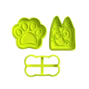 کاتر شیرینی پزی مدل Dog مجموعه 3 عددی